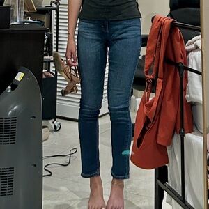 NWOT Banana Republic women’s relaxed slim straight mid-rise jeans (00P or 24”)